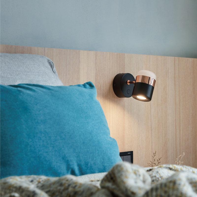 Liorinora Wall Lamp Black Glass Adjustable
