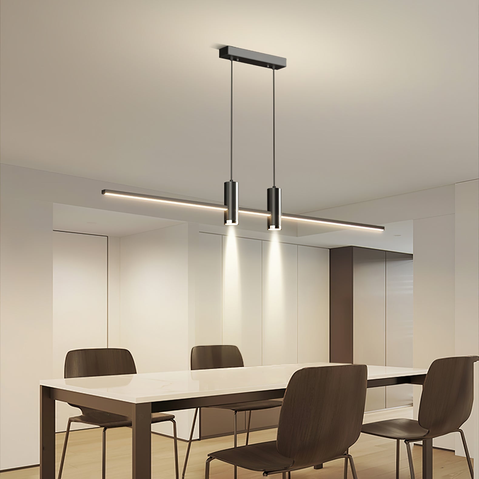 Auroaine Pendant Lamp Gold Minimalist for Dining