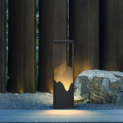 Zen Rustic Acrylic Outdoor Light