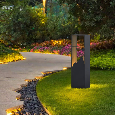 Zen Rustic Acrylic Outdoor Light
