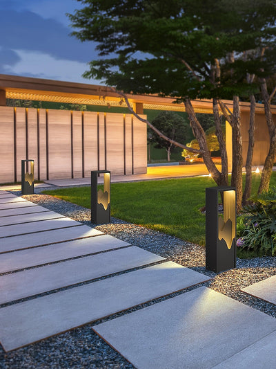Zen Rustic Acrylic Outdoor Light