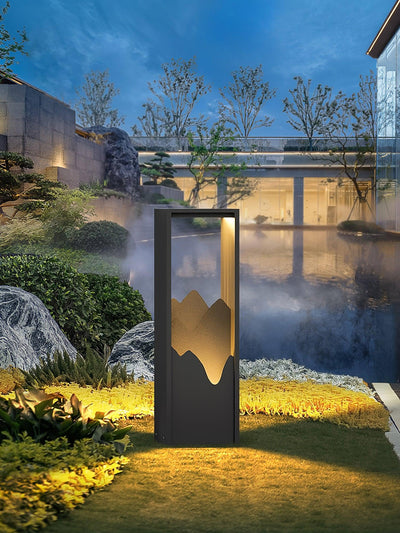 Zen Rustic Acrylic Outdoor Light