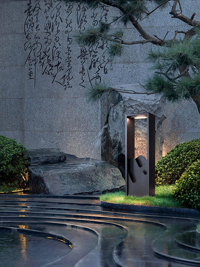 Zen Rustic Acrylic Outdoor Light