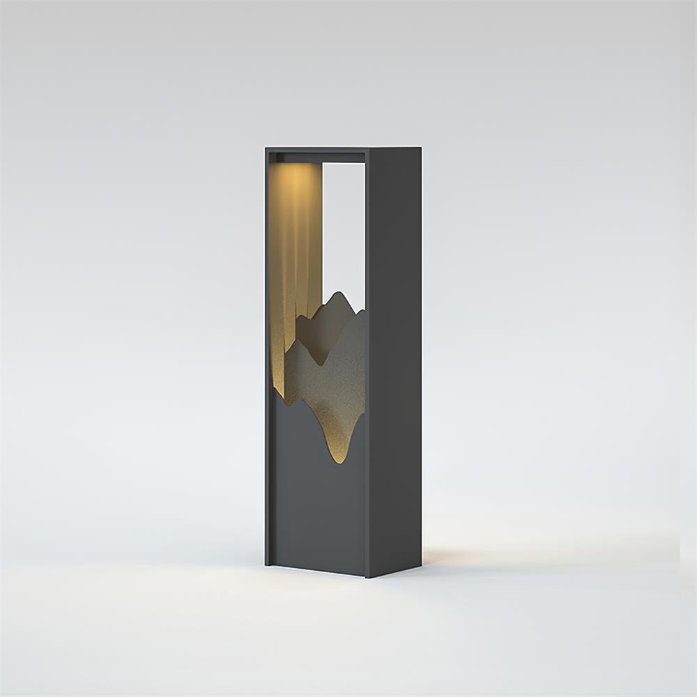 Zen Rustic Acrylic Outdoor Light