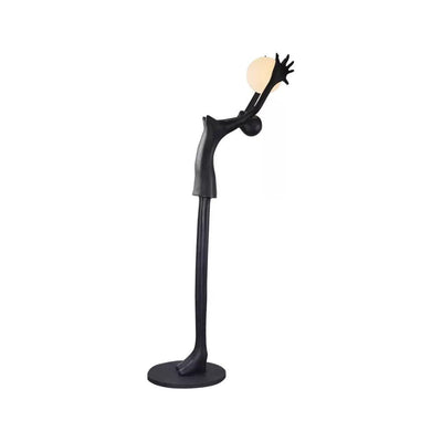 Lynorel Figurative Black Floor Lamp