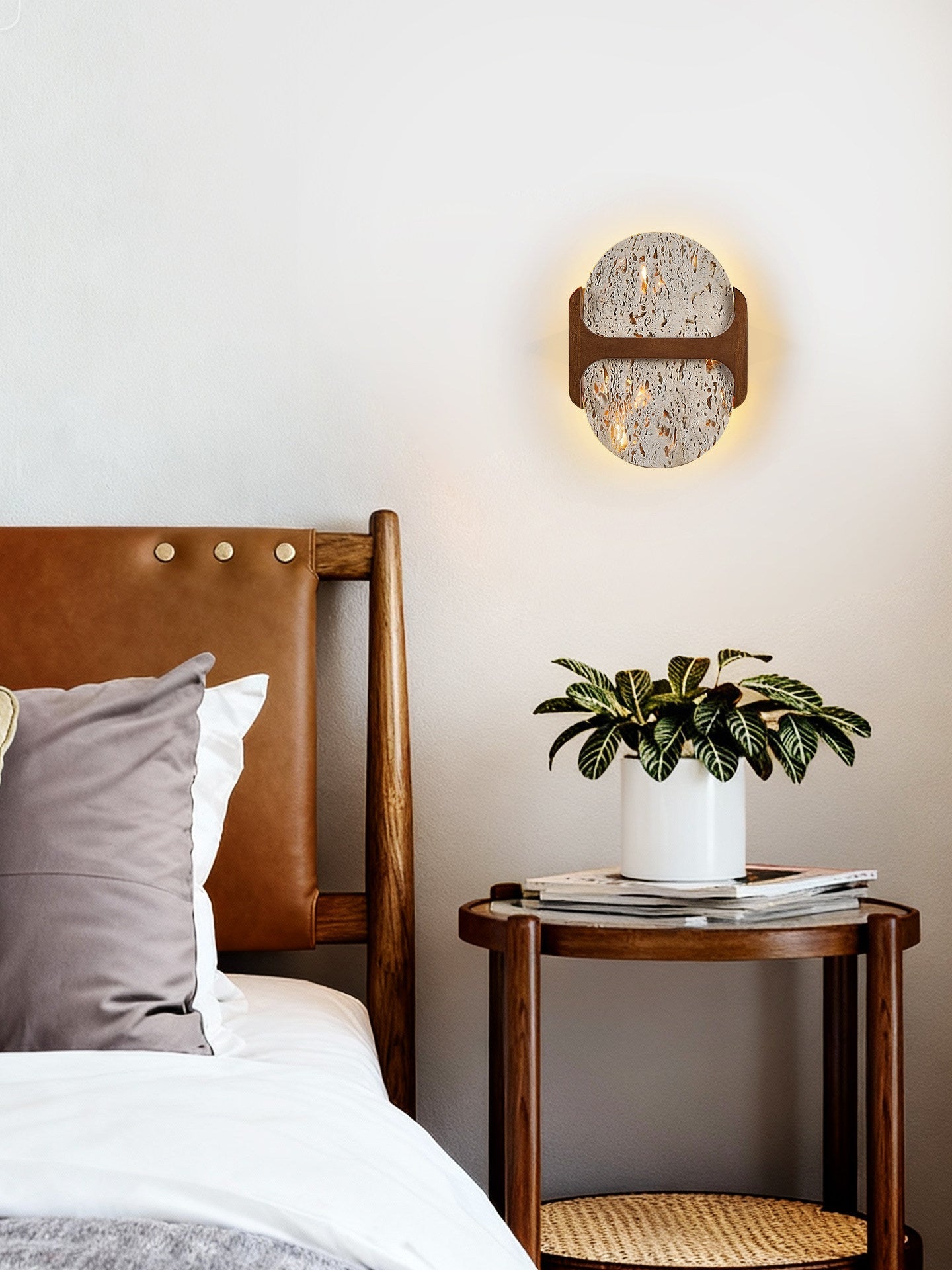 Seriaya Travertine Wall Light