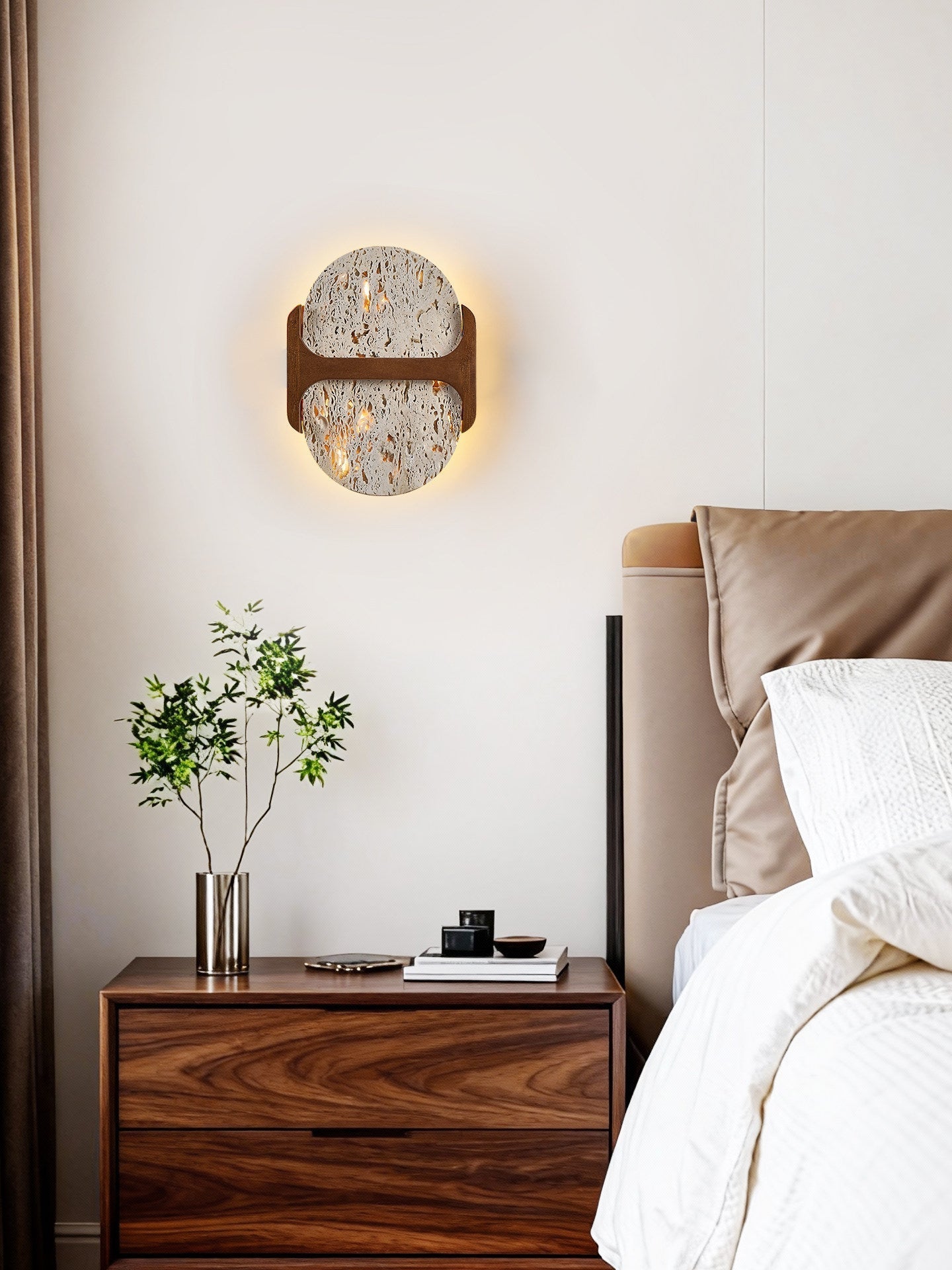 Seriaya Travertine Wall Light