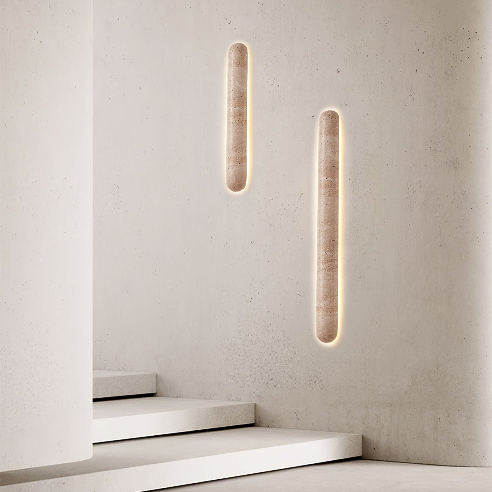Aelius Travertine Wall Sconce
