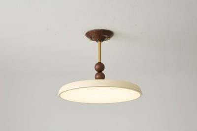 Solwick Scallop Flush Mount Ceiling Light