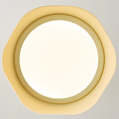 Solwick Scallop Flush Mount Ceiling Light