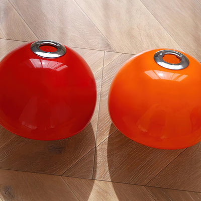 Pendant Light Glass Globe Retro Modern Style Colorful Soft Illumination - Neutral Decor