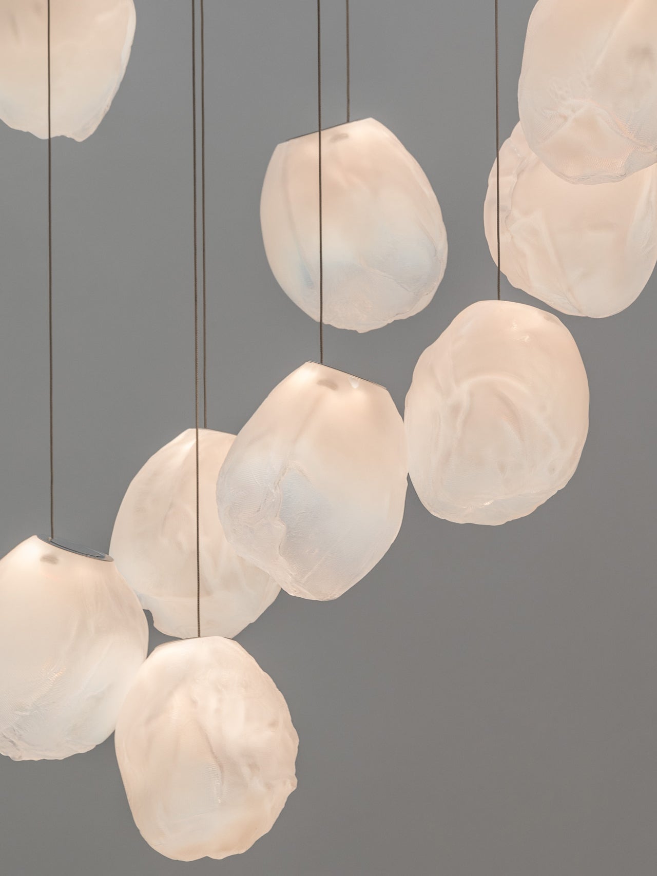 Celenelle Liquid Glass Stone Pendant Light