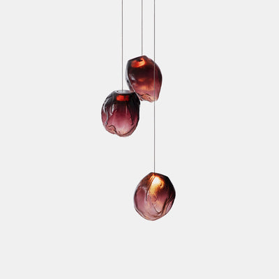 Celenelle Liquid Glass Stone Pendant Light