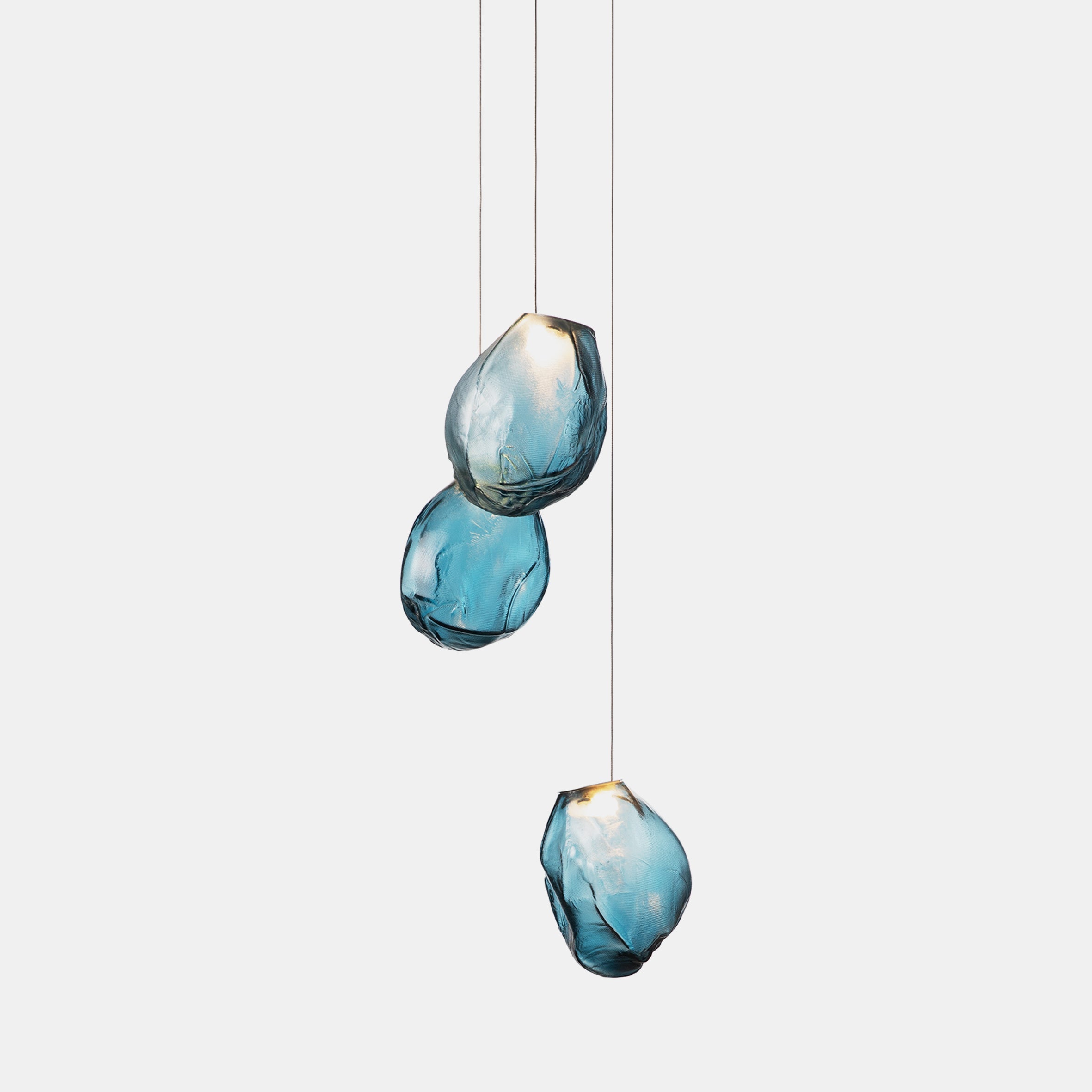 Celenelle Liquid Glass Stone Pendant Light