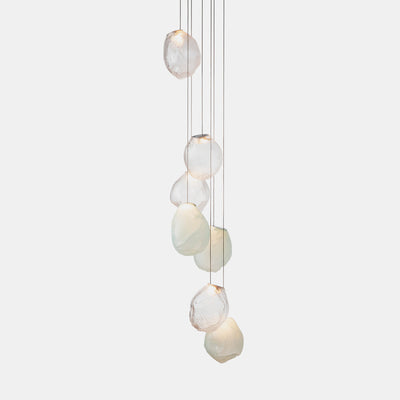 Celenelle Liquid Glass Stone Pendant Light