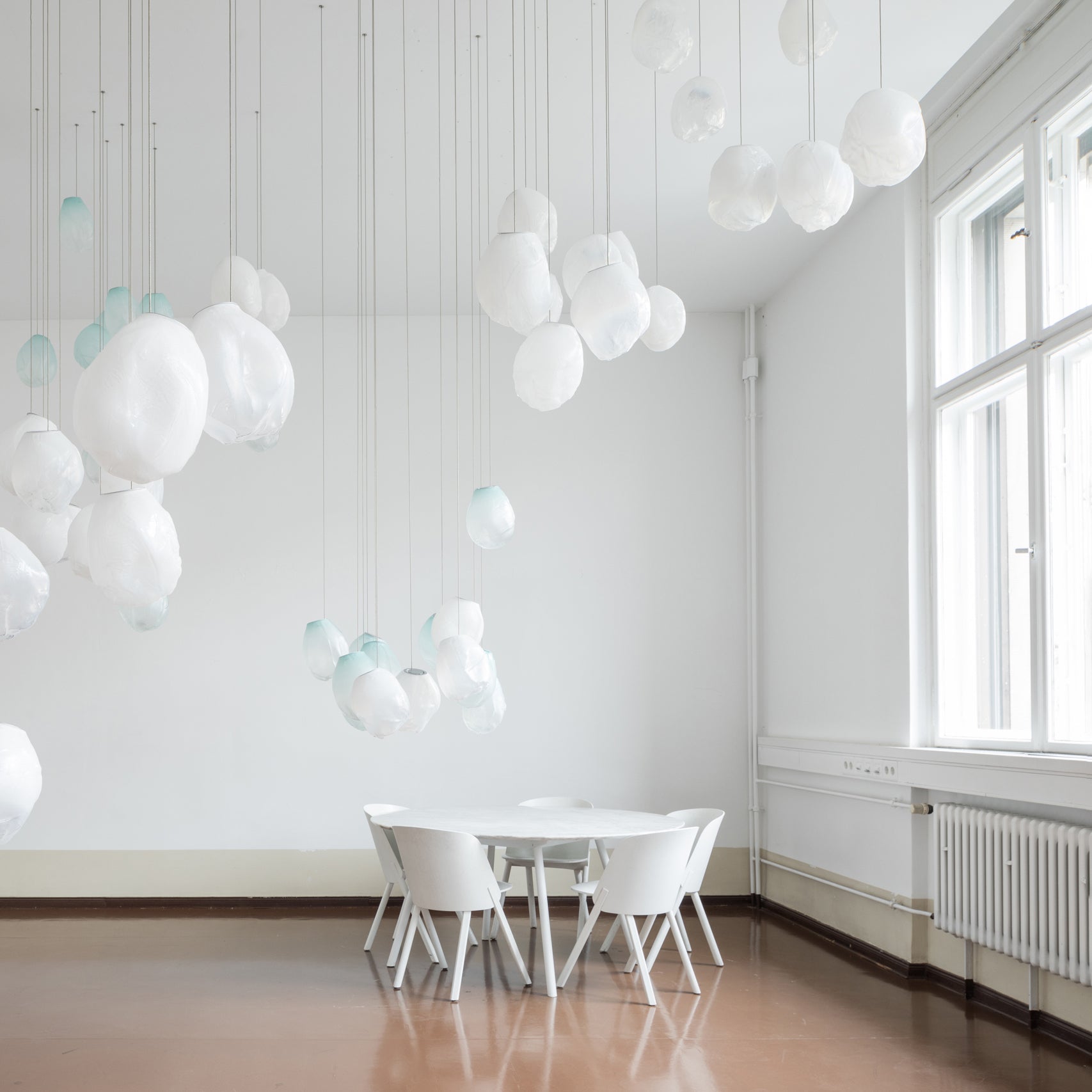 Celenelle Liquid Glass Stone Pendant Light