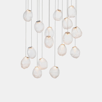 Celenelle Liquid Glass Stone Pendant Light