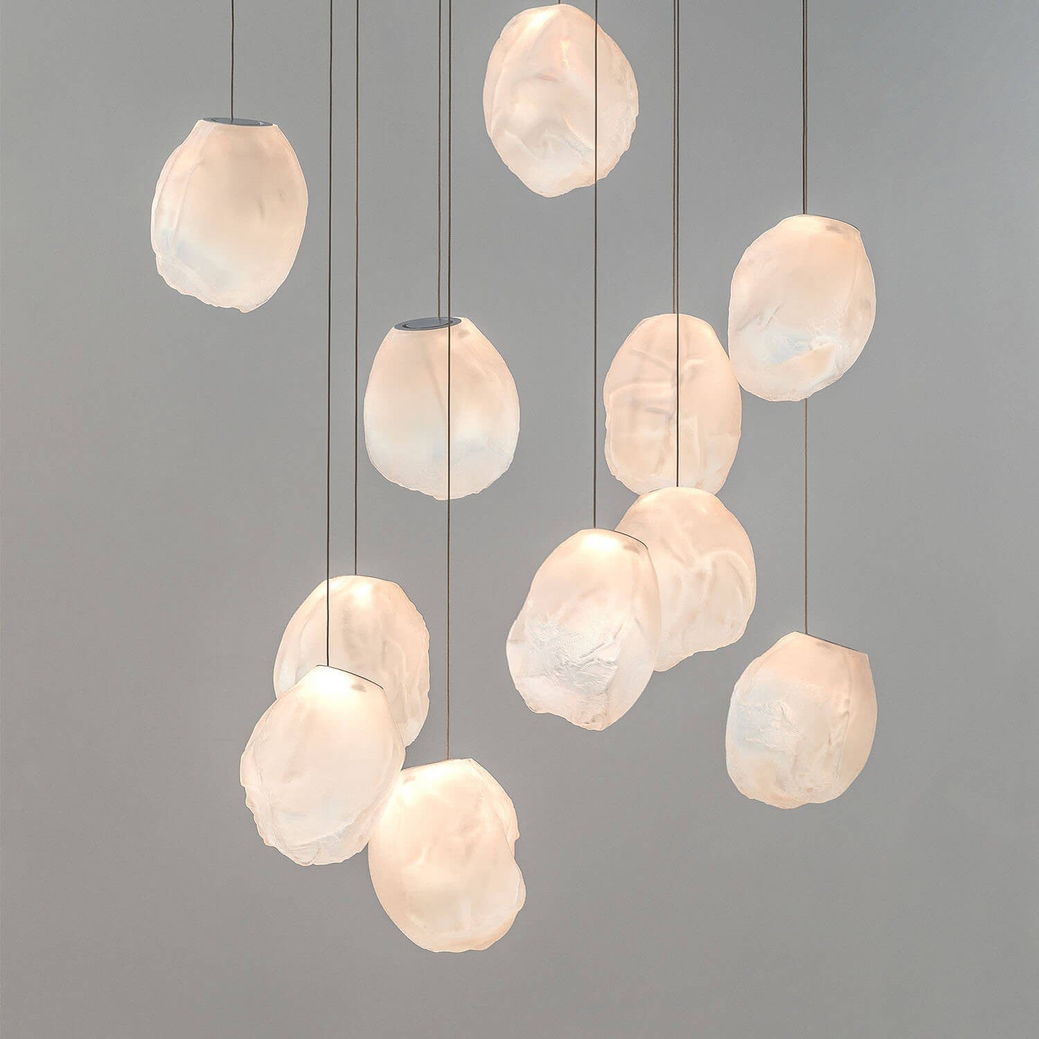 Celenelle Liquid Glass Stone Pendant Light