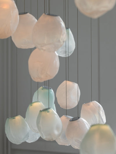 Celenelle Liquid Glass Stone Pendant Light