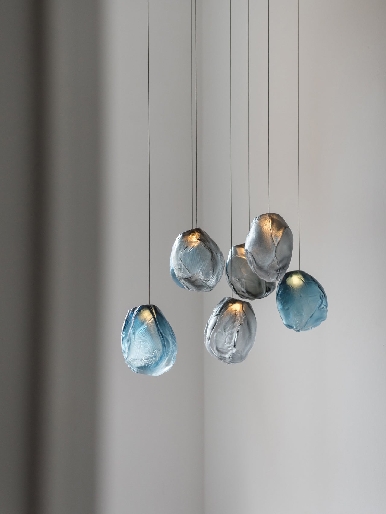 Celenelle Liquid Glass Stone Pendant Light