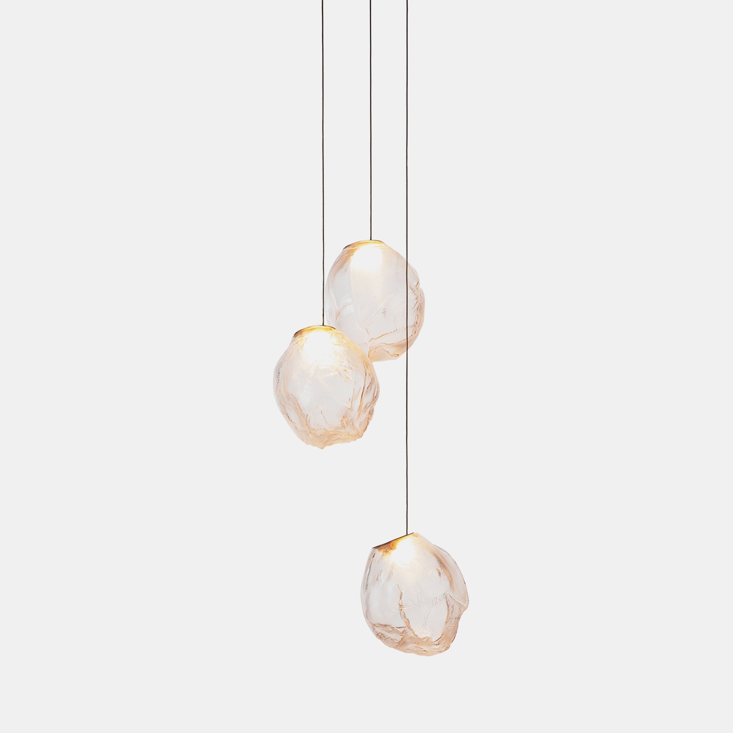 Celenelle Liquid Glass Stone Pendant Light
