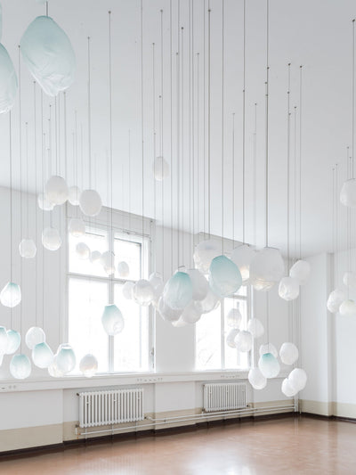 Celenelle Liquid Glass Stone Pendant Light