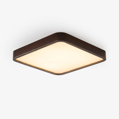 Rinirel Modern Minimalist Rectangular Wood Ceiling Light