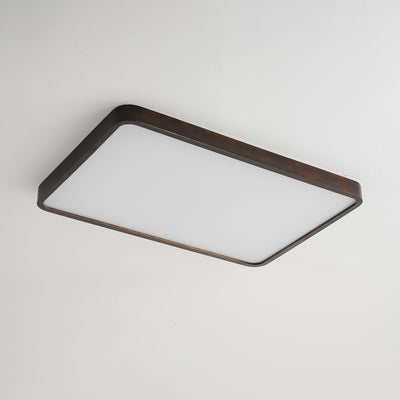 Rinirel Modern Minimalist Rectangular Wood Ceiling Light