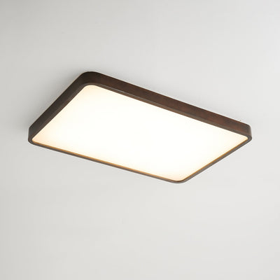 Rinirel Modern Minimalist Rectangular Wood Ceiling Light