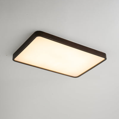Rinirel Modern Minimalist Rectangular Wood Ceiling Light
