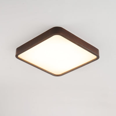 Rinirel Modern Minimalist Rectangular Wood Ceiling Light