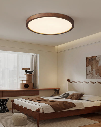 Rinirel Modern Minimalist Rectangular Wood Ceiling Light