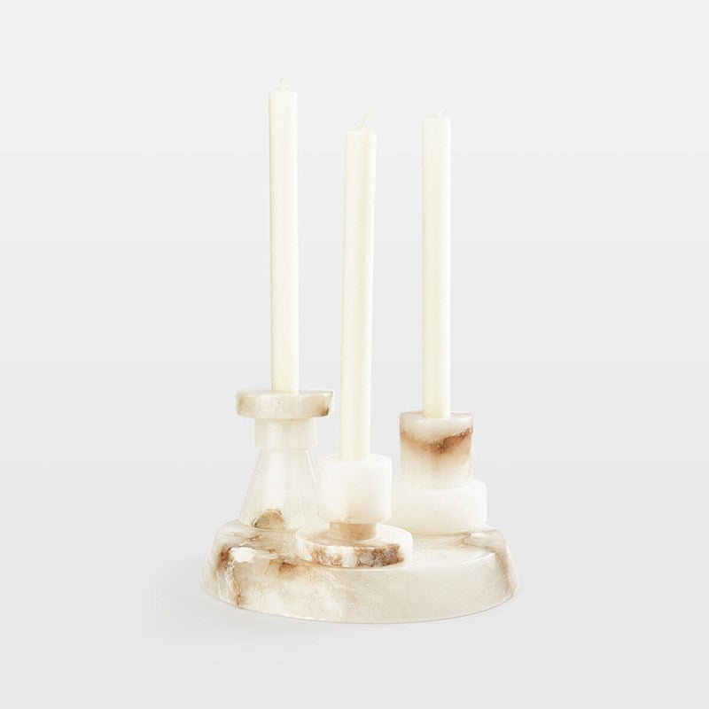 Vesperin Marble Candle Holder