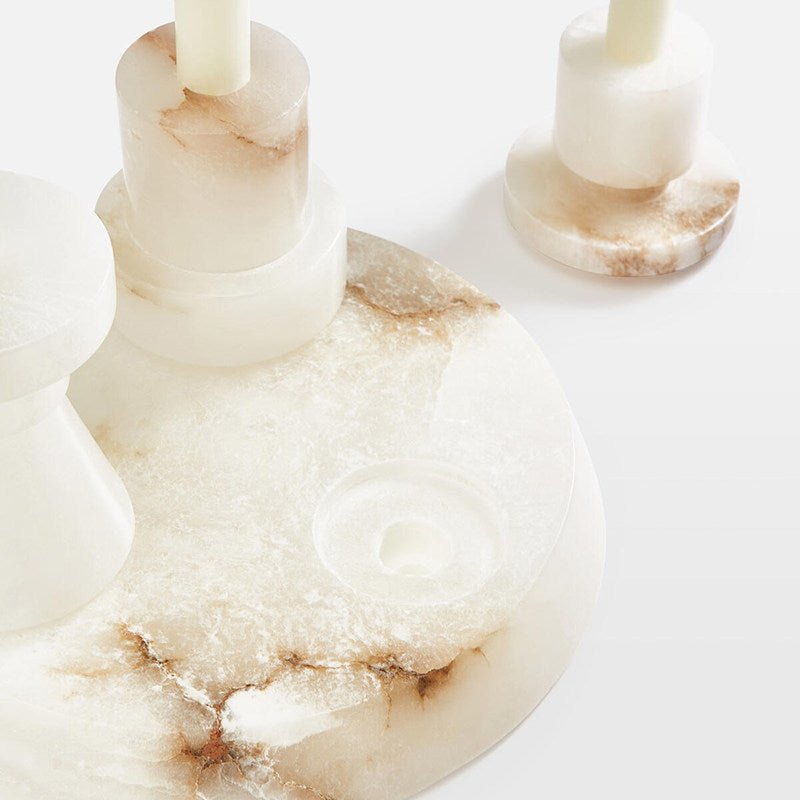 Vesperin Marble Candle Holder