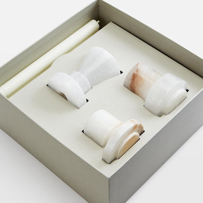 Vesperin Marble Candle Holder