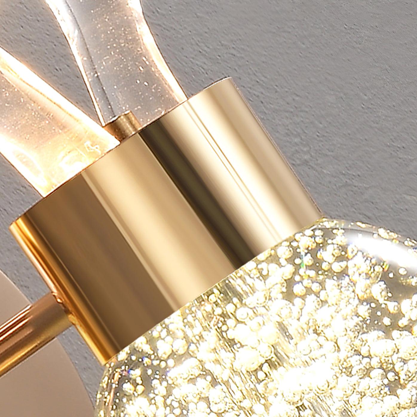 Cexi Postmodern Luxury Deer Crystal Wall Lamp