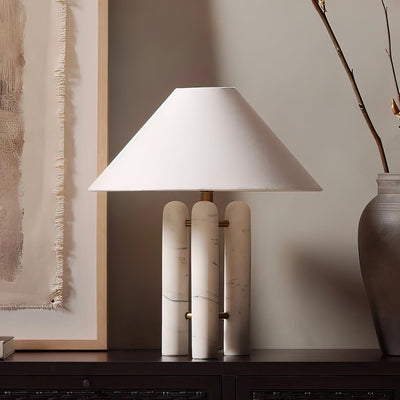 Trio Marble Modern Table Lamp