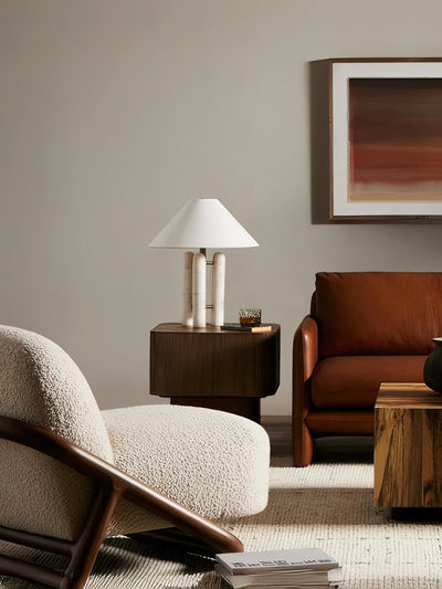 Trio Marble Modern Table Lamp