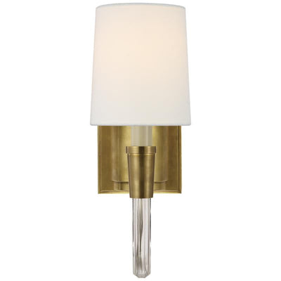 Etalarae Modern Minimalist Crystal Fabric Wall Lamp - Neutral Decor