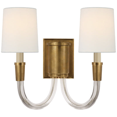 Etalarae Modern Minimalist Crystal Fabric Wall Lamp - Neutral Decor