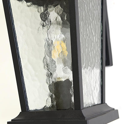 Edwin Birdcage Elegance Glass Outdoor Wall Lamp