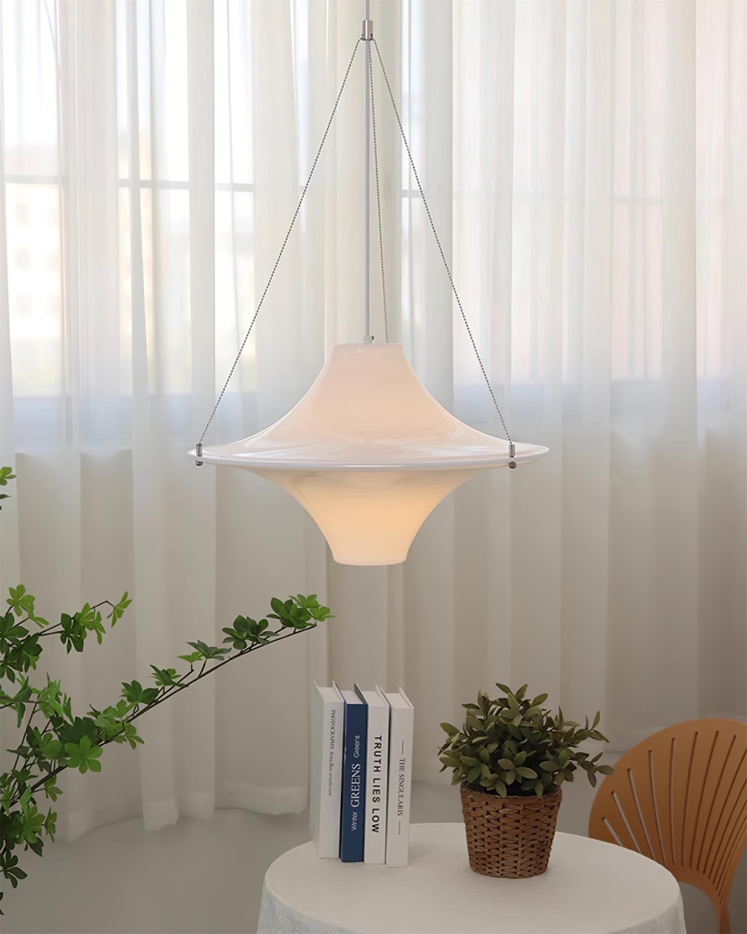 Dali Pendant Lamp Acrylic UFO Shape Contemporary Living Room