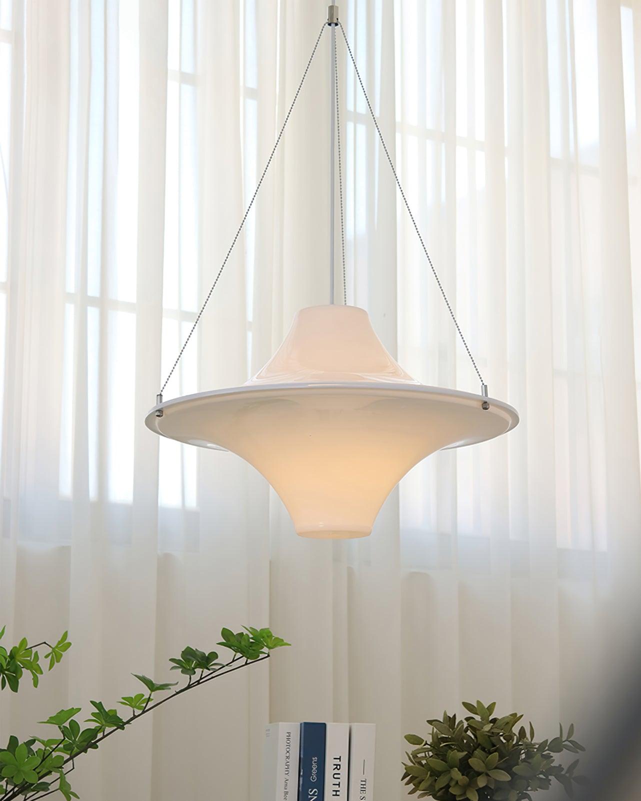 Dali Pendant Lamp Acrylic UFO Shape Contemporary Living Room