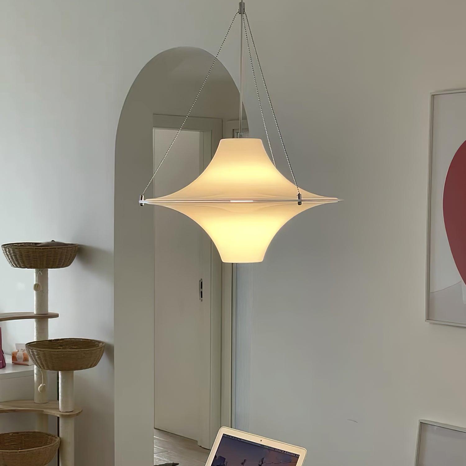 Dali Pendant Lamp Acrylic UFO Shape Contemporary Living Room