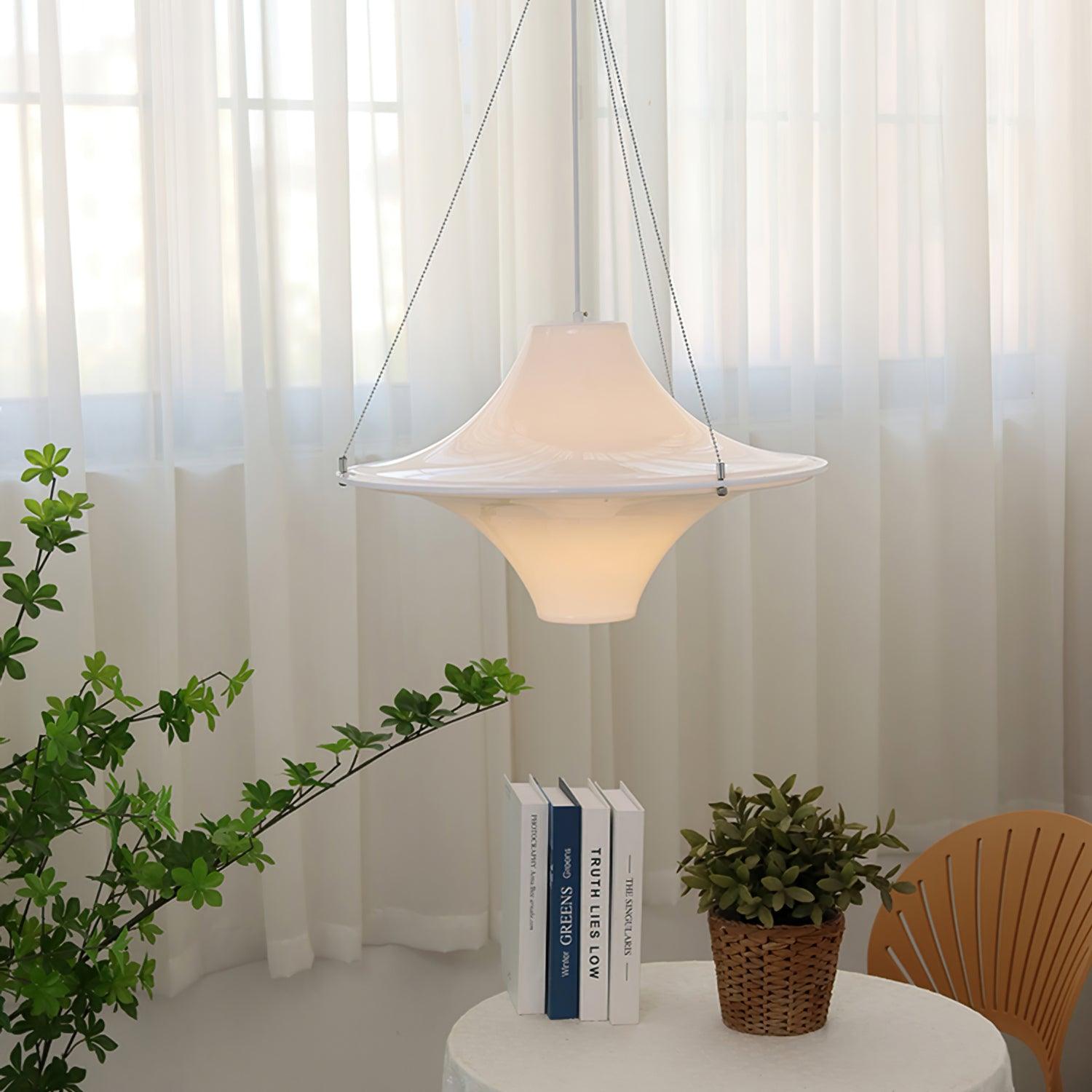 Dali Pendant Lamp Acrylic UFO Shape Contemporary Living Room