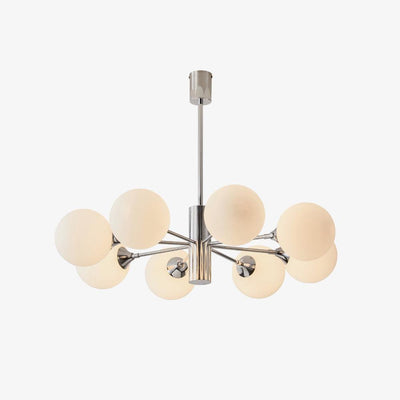 Eirivaria Chandelier Chrome Glass Globe