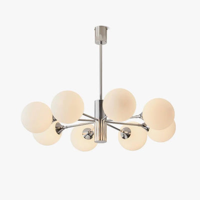 Eirivaria Chandelier Chrome Glass Globe