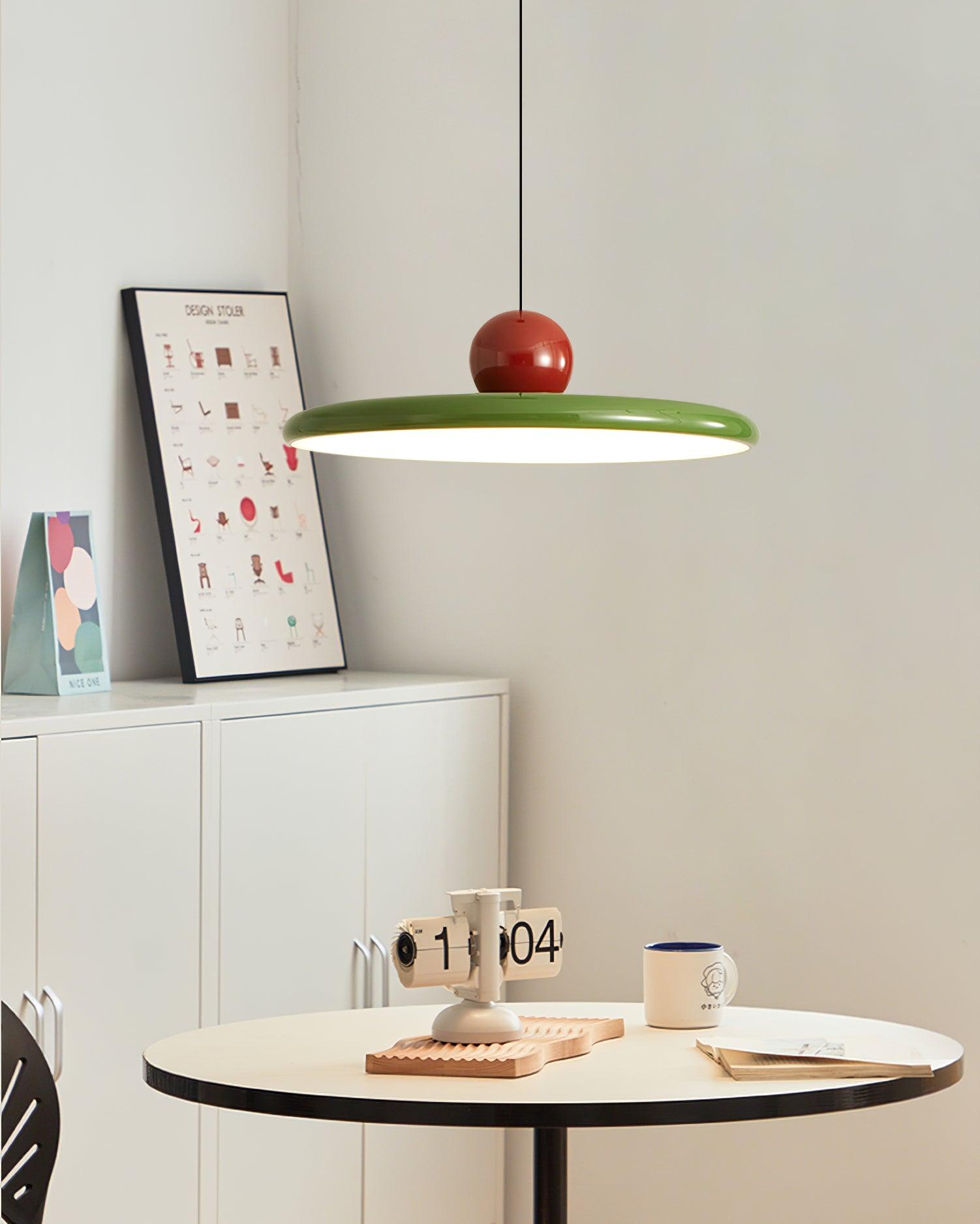 Terioaine Pendant Lamp Swag Green and Red