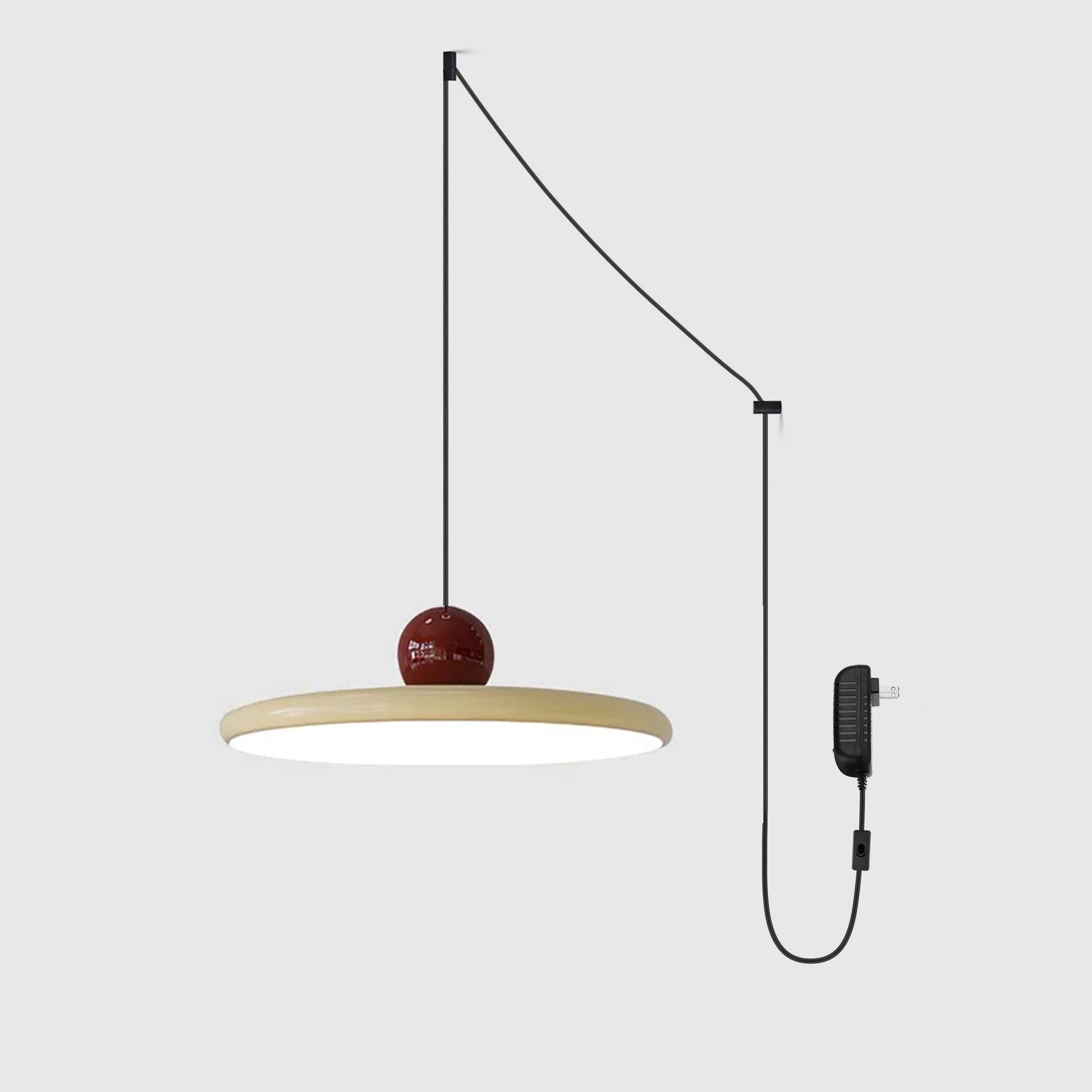 Terioaine Pendant Lamp Swag Green and Red