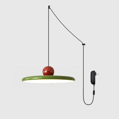 Terioaine Pendant Lamp Swag Green and Red